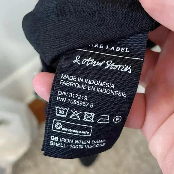 NWT & Other Stories Open Back Floral Midi Dress size 4 - Picture 5 of 8